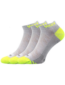 3PACK ponožky VoXX bambusové světle šedé