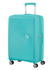American Tourister Soundbox 67cm Modrý Summer blue rozšiřitelný