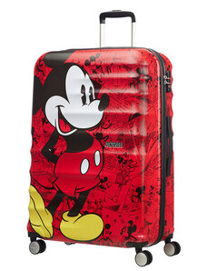 American Tourister Wavebreaker Disney Spinner Mickey Comics Red 96 l