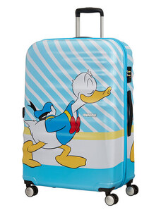 American Tourister WAVEBREAKER DISNEY Spinner 77cm Donald Blue Kiss