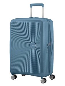 American Tourister Soundbox 67cm Modrý Stone blue rozšiřitelný