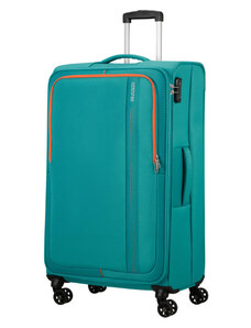 American Tourister Sea Seeker 80cm Modrý Aqua green Spinner