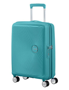 American Tourister kufr Soundbox EXP světle modrá 41 l