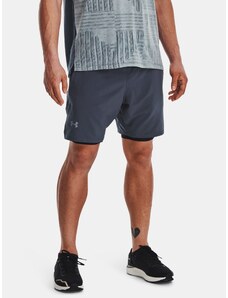 Kraťasy Under Armour LAUNCH ELITE 2in1 7'' SHORT-GRY - Pánské