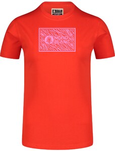 Nordblanc Oranžové dámské tričko z organické bavlny SAFARI