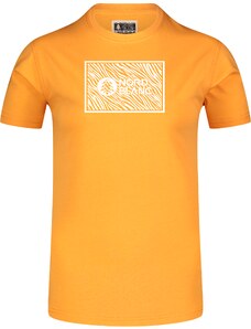 Nordblanc Žluté dámské tričko z organické bavlny SAFARI