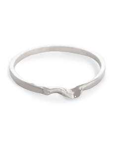 Klára Bílá Jewellery Stříbrný minimalistický prsten Split 41 (13,0mm), Stříbro 925/1000