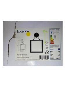 Lucande Lucande - LED Venkovní nástěnné svítidlo se senzorem MIRCO LED/13W/230V IP54 LW0358