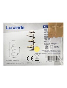 Lucande Lucande - LED Stmívatelná stolní lampa MILORA LED/13,5W/230V LW0761