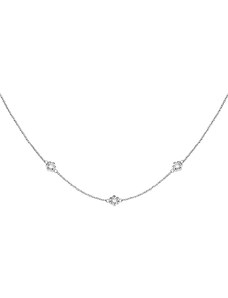 Rosefield náhrdelník stříbrné barvy Daisy Flower JNDFS-J673