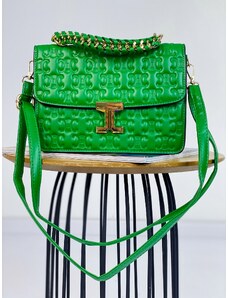 Webmoda Exkluzivní dámská prošívaná kabelka s řemínkem HERMSA - zelená