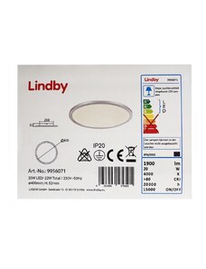 Lindby Lindby - LED Stropní svítidlo LEONTA LED/20W/230V LW0659