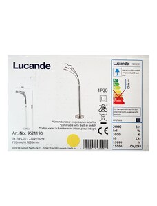 Lucande Lucande - LED Stmívatelná stojací lampa CATRIONA 5xLED/5W/230V LW0745