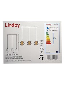 Lindby Lindby - Lustr na lanku YELA 3xE27/60W/230V LW0611