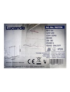 Lucande Lucande - LED Stmívatelný lustr na lanku BRAMA LED/42W/230V LW0682