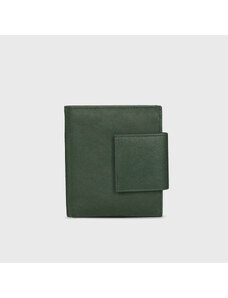 BAŤA Zelená dámská kožená peněženka