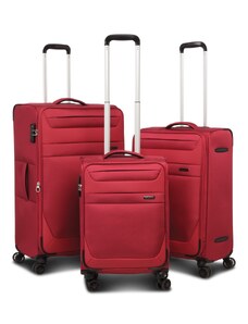 WORLDPACK Sada kufrů Dublin Bright Red 3-set