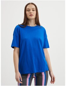 Modré volné basic tričko Noisy May Mathilde - Dámské