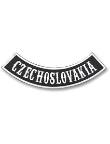 Route-66.cz Moto nášivka Czechoslovakia Rocker - XXL na záda