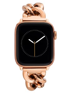 Anne Klein řemínek pro Apple Watch 42mm/44mm/45mm/ultra 49mm růžovozlatý