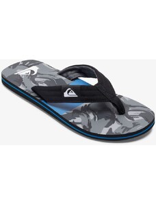 ŽABKY QUIKSILVER MOLOKAI LAYBACK II - černá -