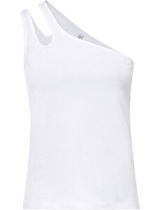 bonprix Top s odhalenými rameny, z organické bavlny Bílá