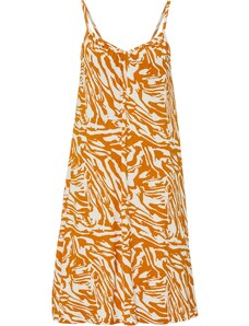 bonprix Žerzejové šaty s udržitelnou viskózou Oranžová