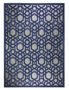 Flair Rugs koberce Kusový koberec Piatto Oro Blue – na ven i na doma - 80x150 cm