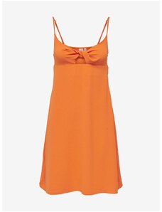 Oranžové dámské šaty ONLY Mette - Dámské