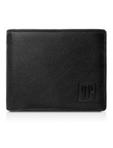 Kabelky od Hraběnky Pánská kožená peněženka s RFID ochranou PERUZZI; černá