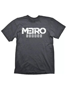 DPI Merchandising GmbH Metro Exodus tričko Logo grey