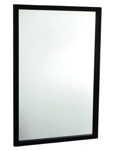 Černé dubové nástěnné zrcadlo ROWICO CONFETTI 60 x 90 cm