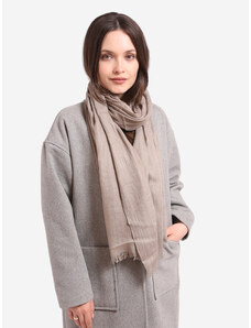 Classic women's scarf dark beige Shelvt