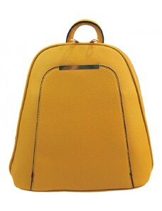 Jessica Bags Barebag Elegantní menší dámský batůžek / kabelka žlutá