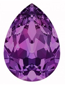 Swarovski Crystals Pear 4320 14/10mm Amethyst F