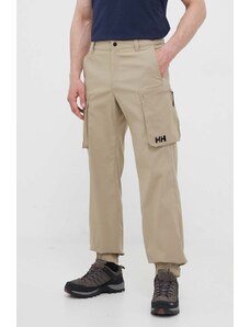 Outdoorové kalhoty Helly Hansen Move QD 2.0 zelená barva, 53978-597