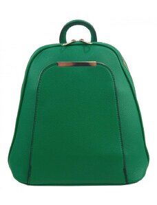 Itálie Dámský elegantní menší módní batoh / batůžek ITALY BAT0101 - zelený