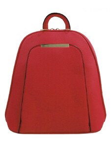 Itálie Dámský elegantní menší módní batoh / batůžek ITALY BAT0101 - červený