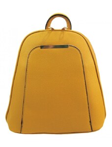 Itálie Dámský elegantní menší módní batoh / batůžek ITALY BAT0101 - žlutý