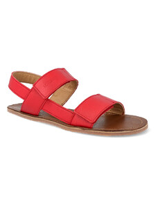 Barefoot sandály Blifestyle - Natrix bio nappa feufrrot červené
