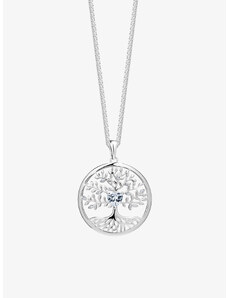 Preciosa stříbrný přívěsek Sparkling Tree od Life, strom života , kubická zirkonie, bílý