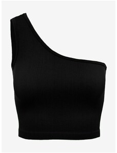 Černé dámské crop top tílko ONLY Gven - Dámské