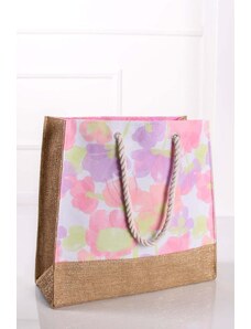Verde Vícebarevná květovaná plážová taška Lilly