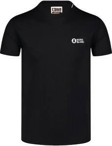 Nordblanc Černé pánské tričko z organické bavlny NATURE