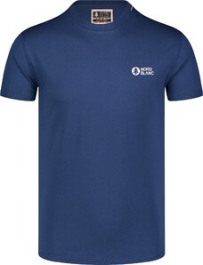 Nordblanc Modré pánské tričko z organické bavlny NATURE