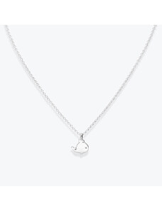Estemia Stříbrný náhrdelník s přívěskem velryby - Ag925