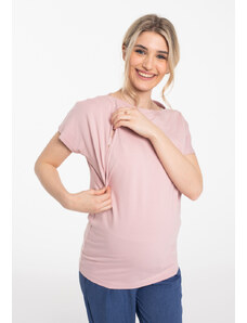 Torelle Těhotenské a kojící tričko 3v1 Alett pudrově růžové