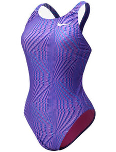 Dámské plavky Nike Hydrastrong Multi Print Polarized Pink L...