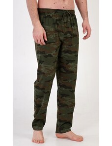 Pyžamové kalhoty pánské dlouhé Vienetta Secret ARMY 04740VS