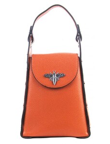 Made in China Menší dámská kabelka crossbody / do ruky oranžová